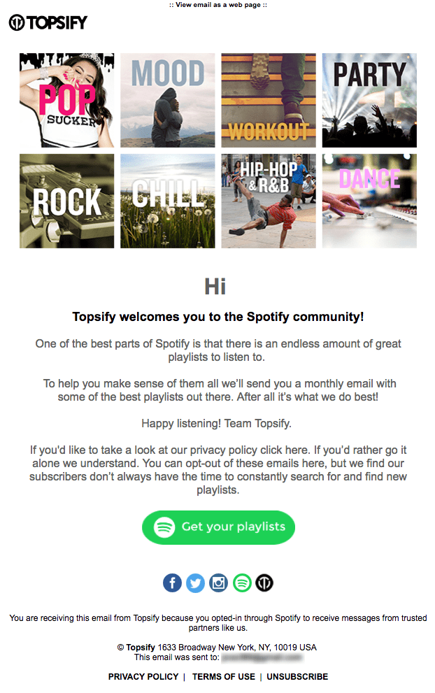 Supporting product personalization email marketing