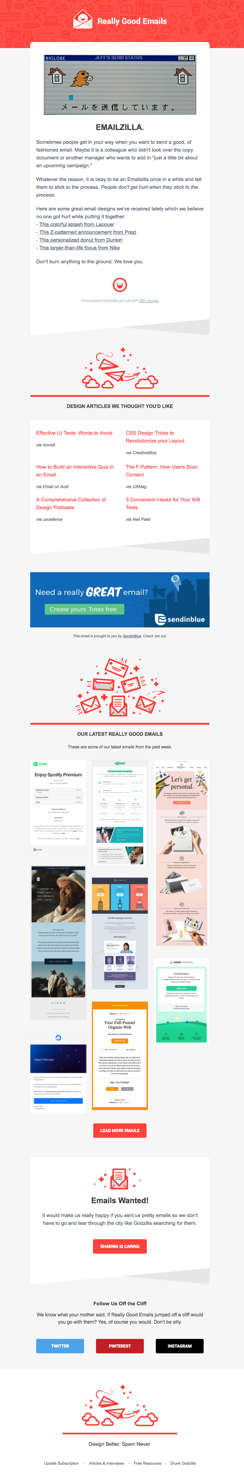 9 Of The Best Newsletter Examples To Inspire You Sendinblue