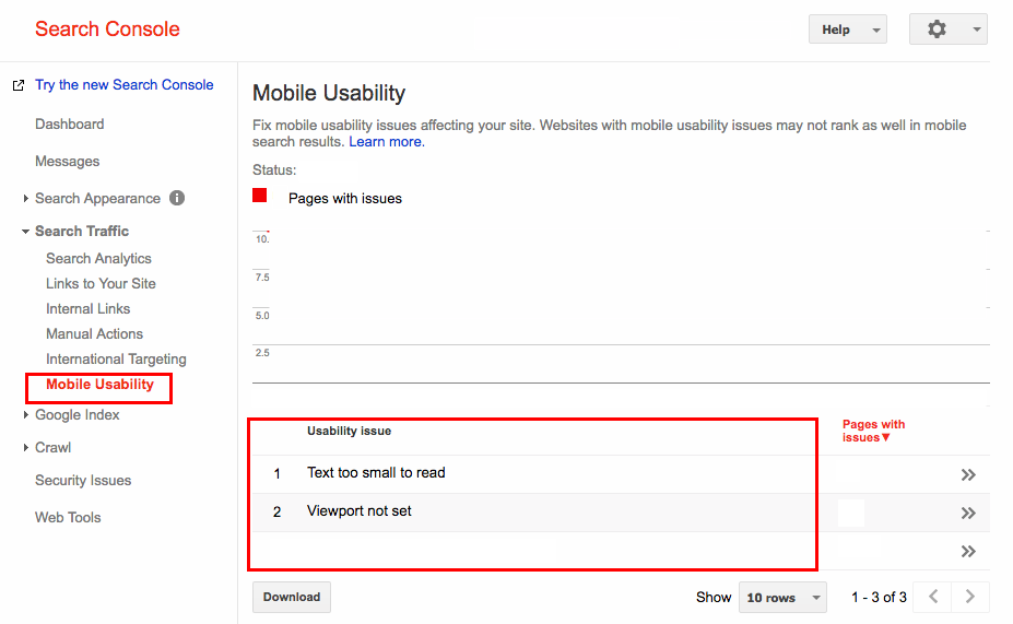 Mobile Usability report