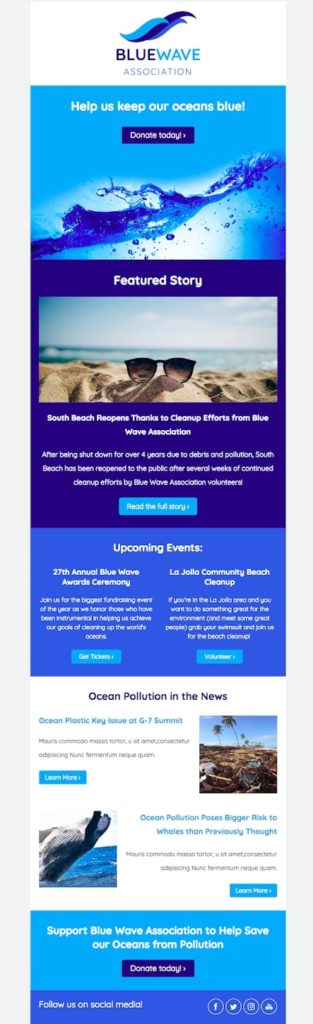 60 Free Newsletter Templates To Engage Subscribers Sendinblue