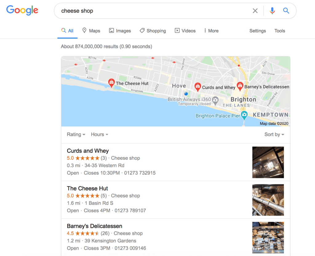 google my business