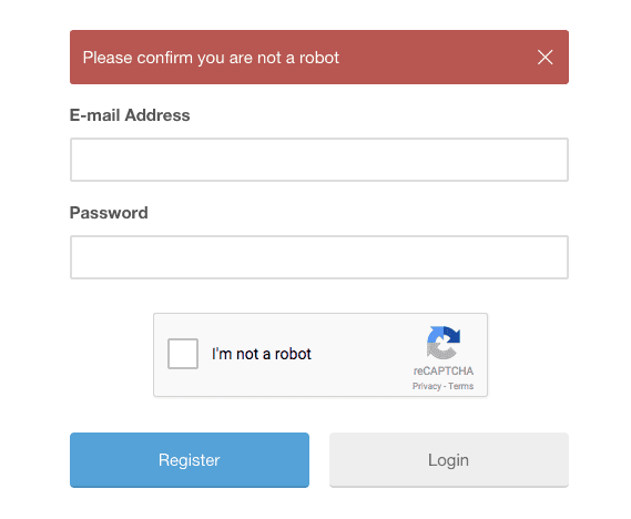 a CAPTCHA for emails