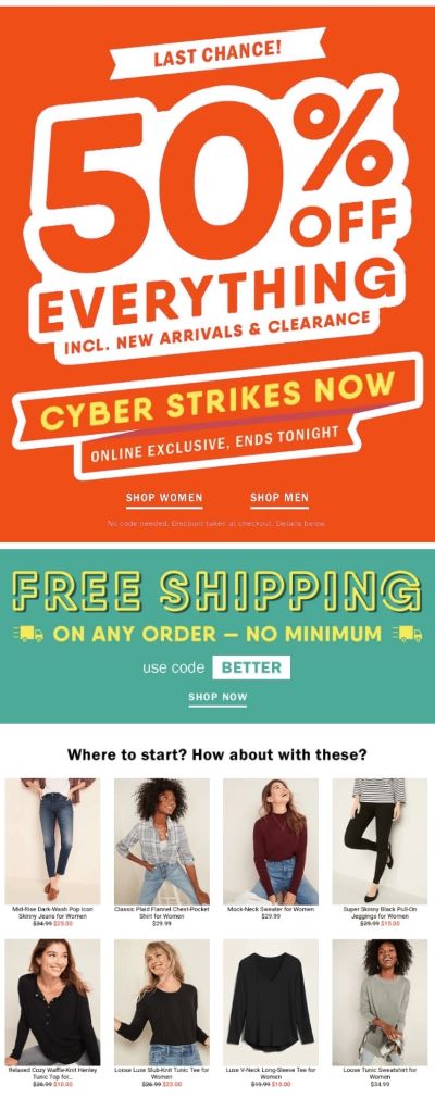 11 Cyber Monday Email Examples and Tips to Drive Sales in 2022