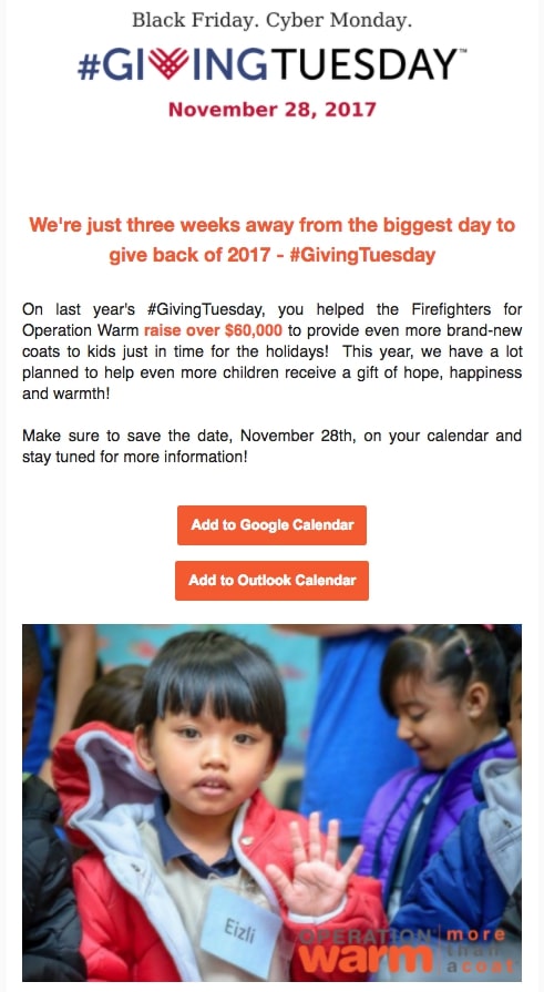 Best Giving Tuesday Thank You Letter