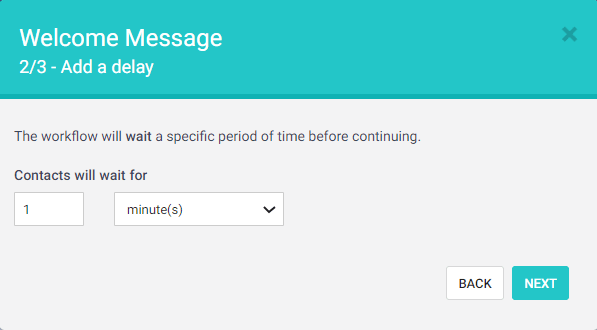 setting up the delay of an autoresponder in Brevo