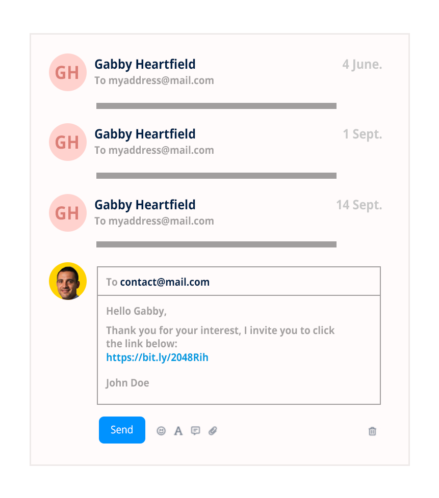 Centralize customer emails