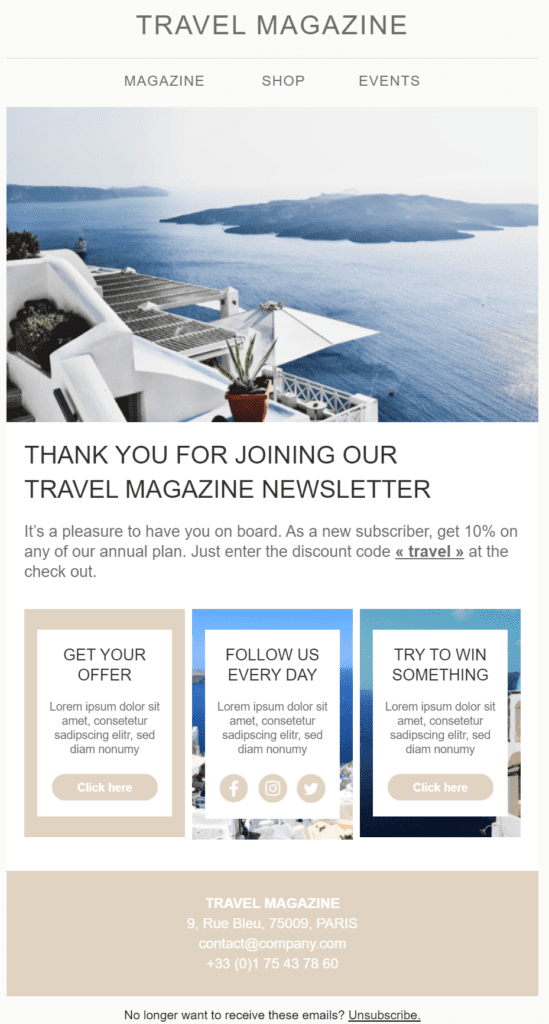 Automating Your Welcome Email Strategy Free Welcome Email Template & Examples