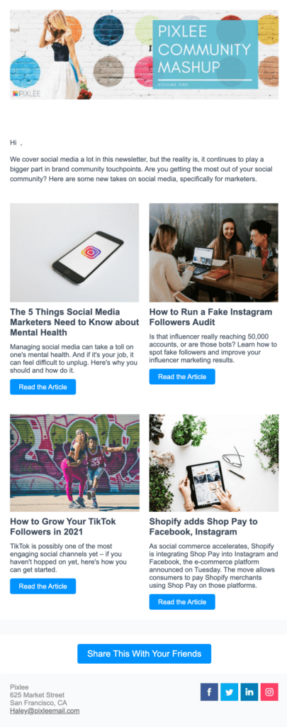 8 Newsletter Design Tips To Drive Engagment Sendinblue