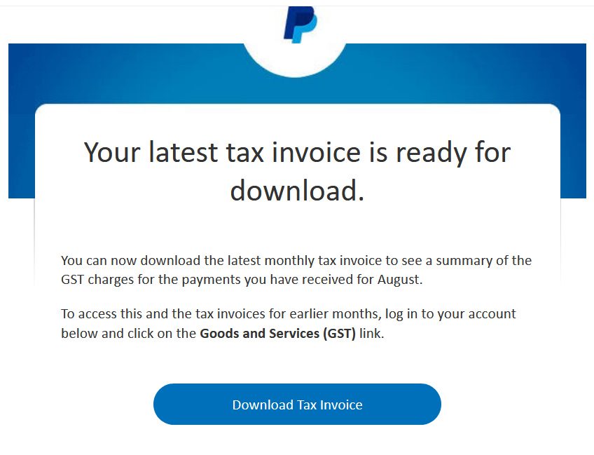 tax report paypal