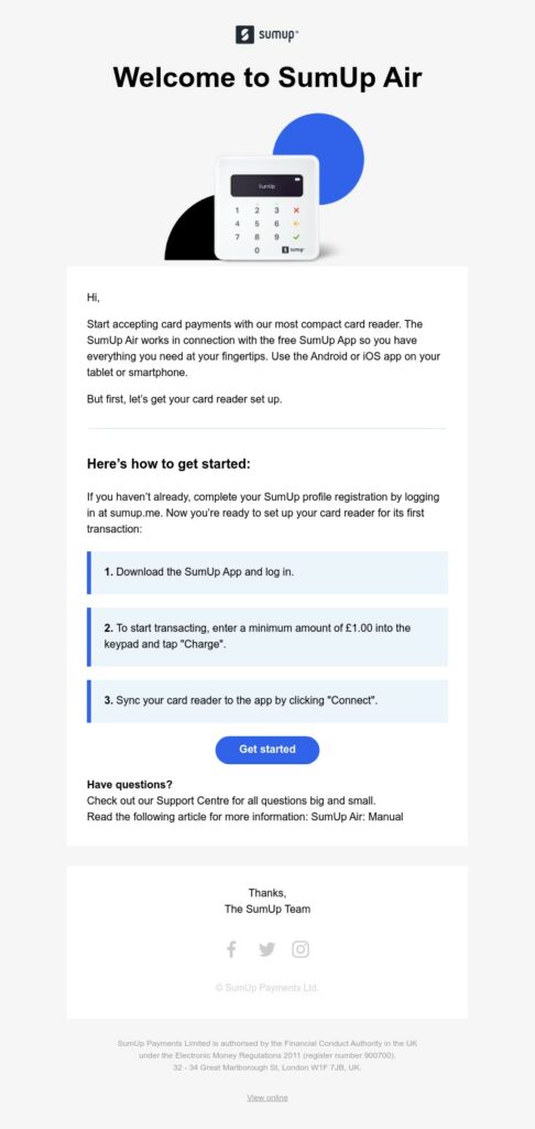 onboarding email