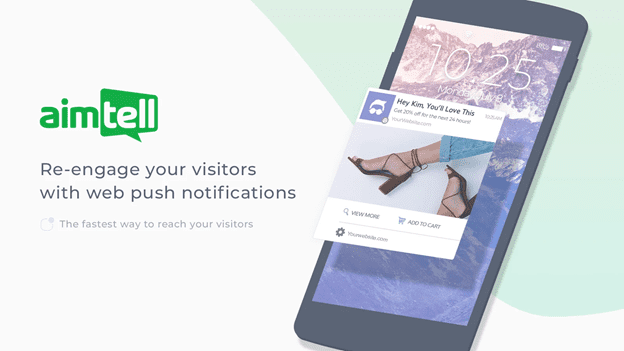 aimtell web push notification service