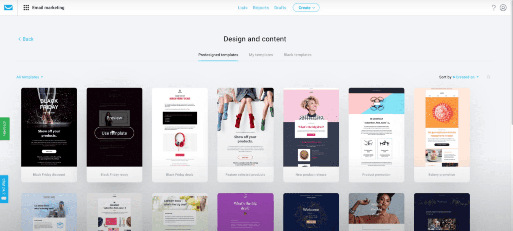 GetResponse Email Template Library