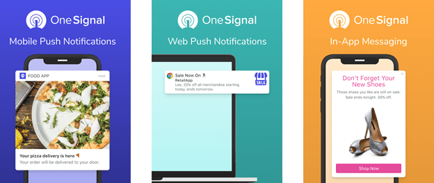 one signal web push notification service