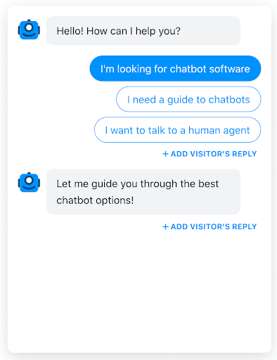 a flow-based chatbot built with Brevo 