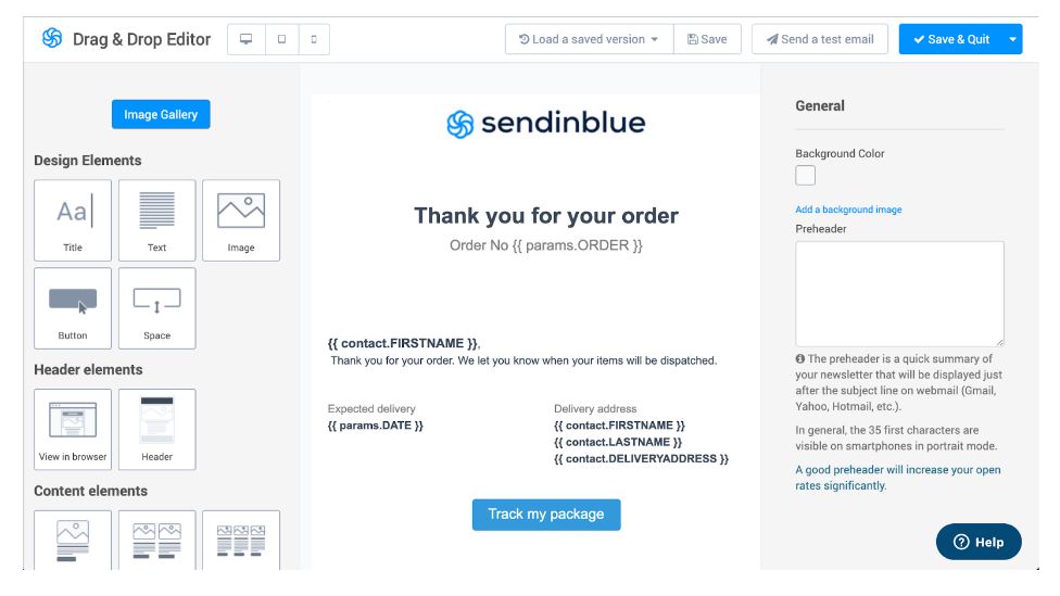 best transactional email service by Sendinblue