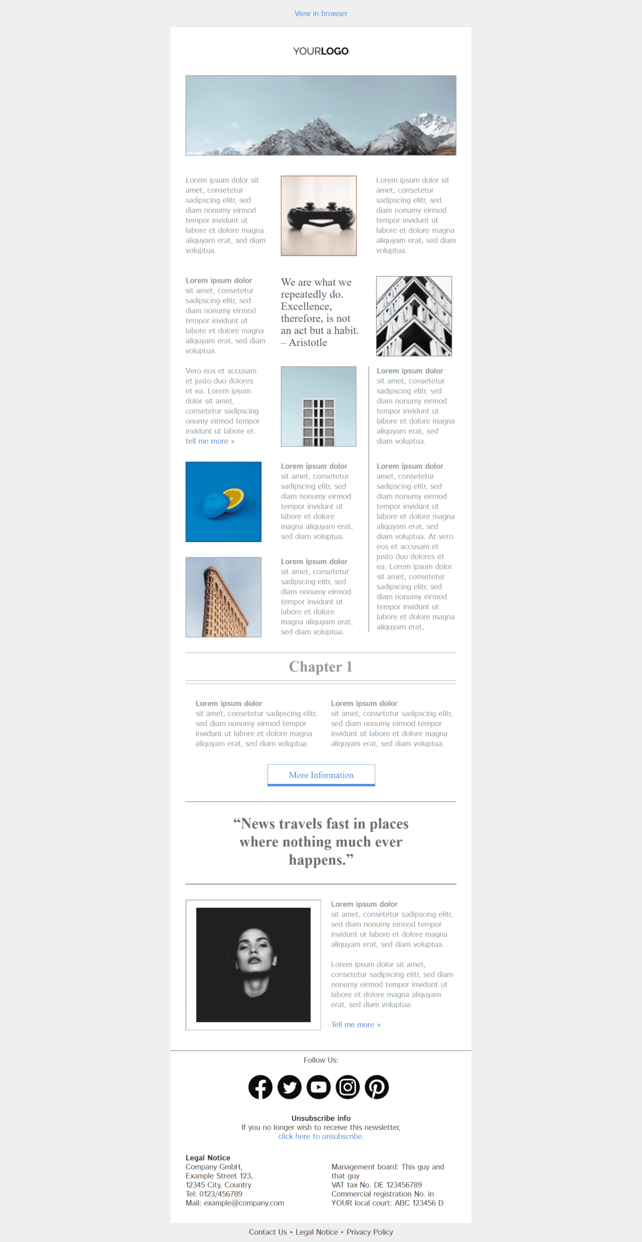 newsletter template