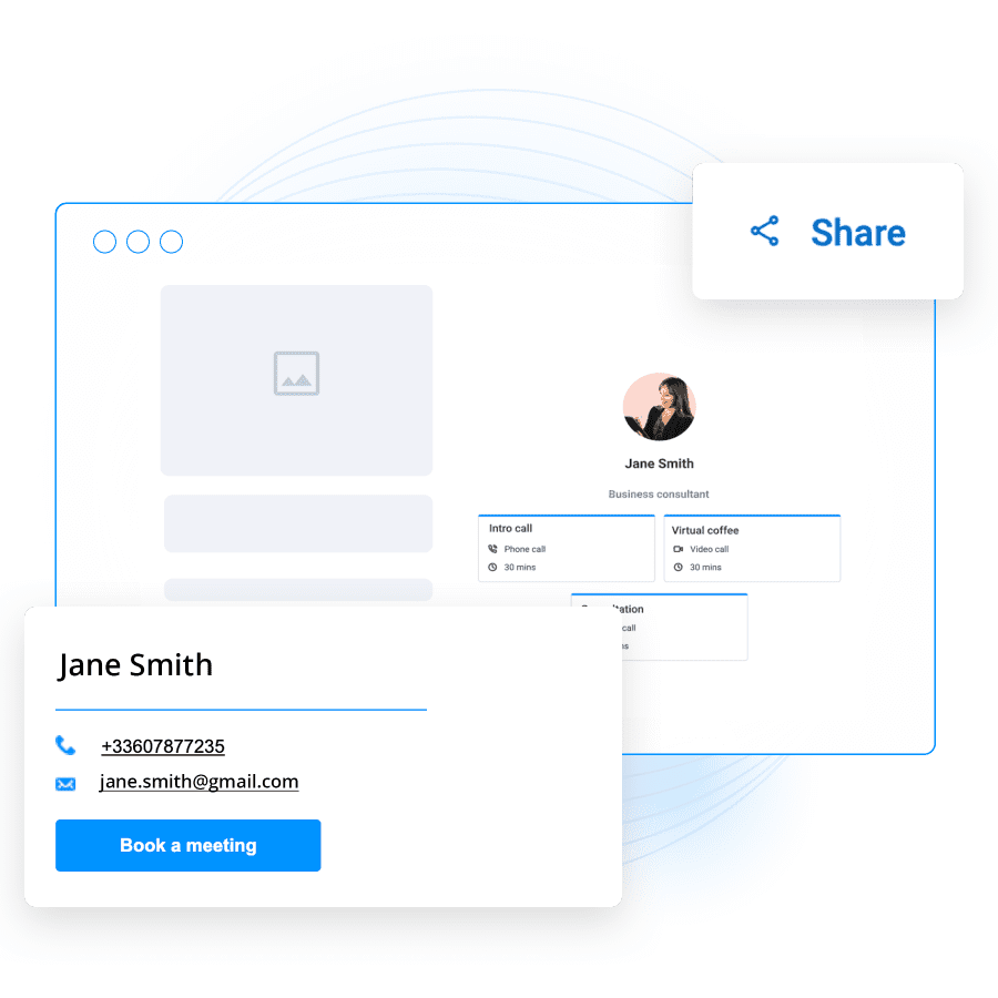 Configure different meeting types