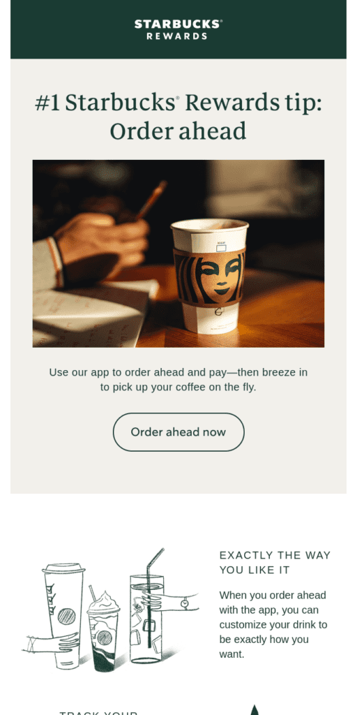 Customer segmentation example Starbucks