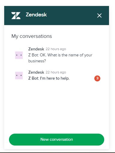 One of the best live chat software for small business by Zendesk.