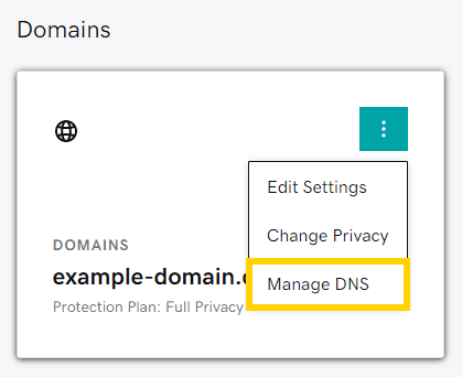 dns records in godaddy