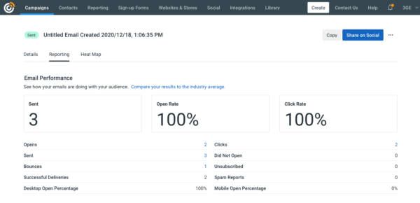 Constant Contact, an alternative to MailerLite