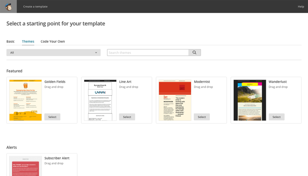 Mailchimp, an alternative to MailerLite