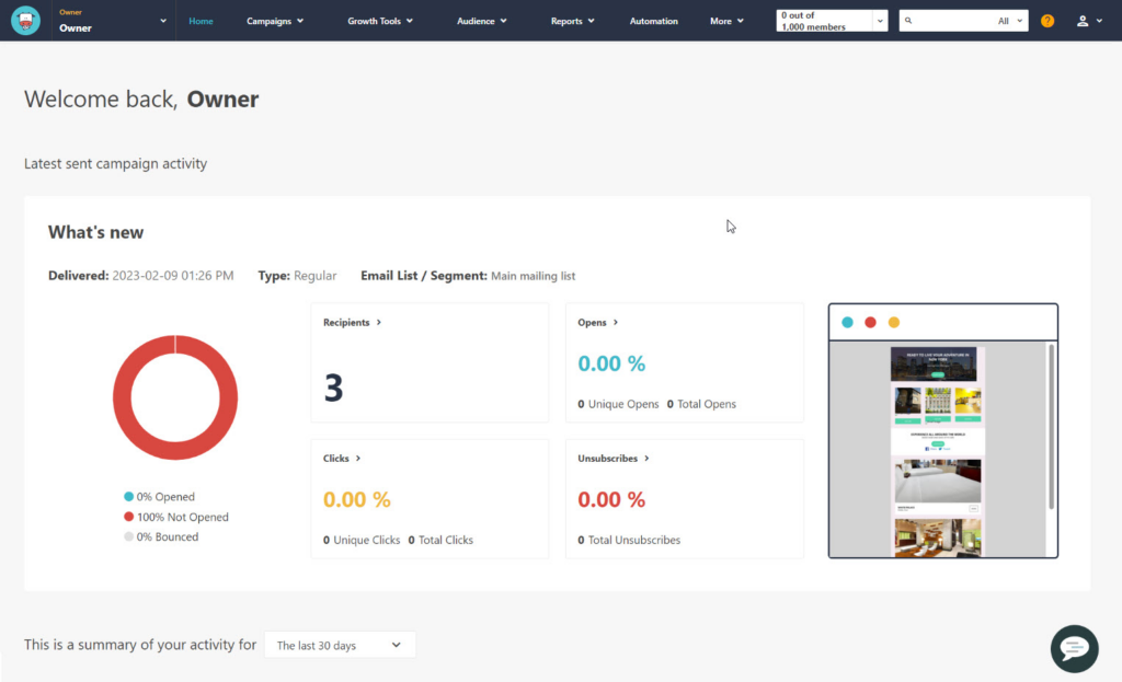 Moosend, an alternative to MailerLite